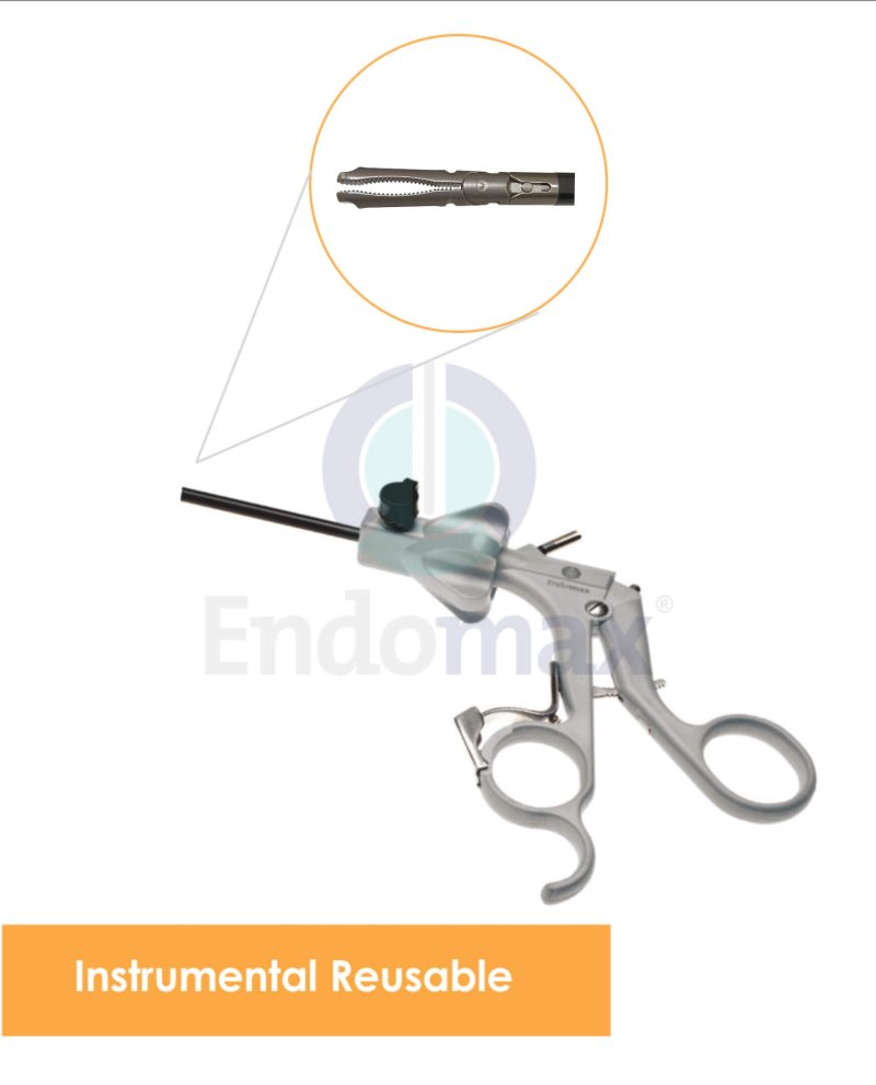 Pinza Grasper Fenestrada Atraumática de 5 mm