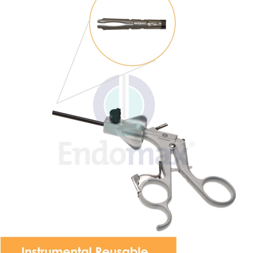 Pinza Grasper Fenestrada Atraumática de 5 mm